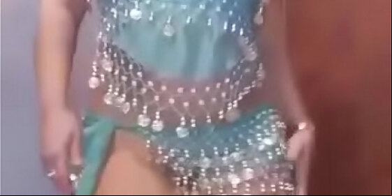 miki does a strip tease while belly dancing then licks s and drinks piss