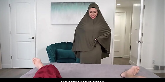 hijabfamily lilly hall enjoy her stepson donnie rocks dick so much